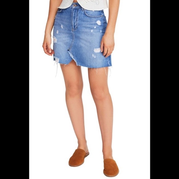 Free People Denim Skirt - Picture 6 of 6